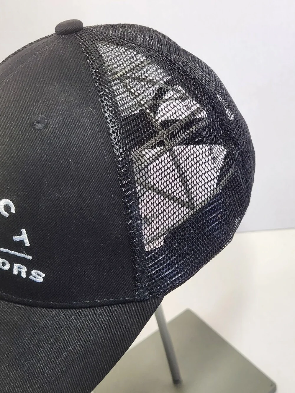 Coors Banquet Protect Our Protectors Black Trucker Hat Mesh Back Snapback Cap